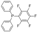 structure of CAS# 5525-95-1, Diphenyl(Pentafluorophenyl)Phosphine;(Pentafluorophenyl)Diphenylphosphine;Nsc175502;Phosphine, (Pentafluorophenyl)Diphenyl-