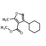 CAS#: 55278-59-6， Methyl 3-Cyclohexyl-5-Methyl-1,2-Oxazole-4-Carboxylate
