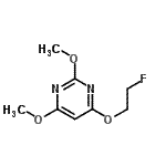 CAS#: 552882-15-2， 4-(2-Fluoroethoxy)-2,6-Dimethoxypyrimidine