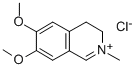 CAS#: 553-28-6， 3,4-Dihydro-6,7-Dimethoxy-2-Methylisoquinolinium Chloride