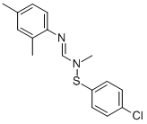 CAS#: 55311-62-1， N1-(4-Chlorophenylthio)-N1-Methyl-N2-(2,4-Xylyl)Formamidine