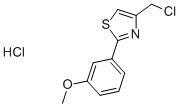 CAS#: 55315-31-6， 4-(Chloromethyl)-2-(3-Methoxyphenyl)-1,3-Thiazole Hydrochloride