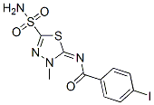 CAS#: 55371-84-1， 4-Iodo-N-(4,5-Dihydro-4-Methyl-2-Sulfamoyl-1,3,4-Thiadiazol-5-Ylidene)Benzamide