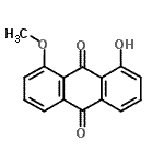 CAS#: 5539-66-2， 1-Hydroxy-8-Methoxy-9,10-Anthraquinone