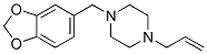 CAS#: 55436-35-6， 4-[(1,3-Benzodioxol-6-Yl)Methyl]-1-Allylpiperazine