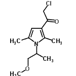 CAS#: 554405-86-6， 2-Chloro-1-[1-(1-Methoxy-2-Propanyl)-2,5-Dimethyl-1H-Pyrrol-3-Yl]Ethanone