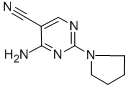CAS#: 55441-53-7， 4-Amino-2-(1-Pyrrolidinyl)-5-Pyrimidinecarbonitrile