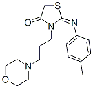CAS#: 55469-58-4， 2-[(4-Methylphenyl)Imino]-3-[3-(4-Morpholinyl)Propyl]-4-Thiazolidinone