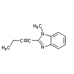 CAS#: 55476-13-6， 2-(1-Butyn-1-Yl)-1-Methyl-1H-Benzimidazole