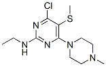 CAS#: 55477-17-3， N-Ethyl-4-Chloro-6-(4-Methylpiperazino)-5-(Methylthio)Pyrimidin-2-Amine