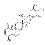 CAS#: 55483-05-1， (4beta,22R)-4,17-Dihydroxy-22,26-Epoxyergosta-2,5,8(14),24-Tetraene-1,26-Dione