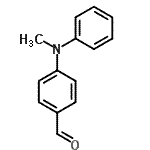structure of CAS# 55489-38-8, 4-[Methyl(Phenyl)Amino]Benzaldehyde;4-(methylphenylamino)benzaldehyde;4-[methyl(phenyl)amino]benzaldehyde;benzaldehyde, 4-(methylphenylamino)