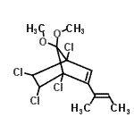 CAS#: 55493-64-6， 2-[(2E)-2-Buten-2-Yl]-1,4,5,6-Tetrachloro-7,7-Dimethoxybicyclo[2.2.1]Hept-2-Ene