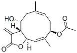 CAS#: 55520-20-2， (3aR,4R,6E,9R,10Z,11aR)-9-Acetoxy-3a,4,5,8,9,11alpha-Hexahydro-4-Hydroxy-6,10-Dimethyl-3-Methylenecyclodeca[b]Furan-2(3H)-One