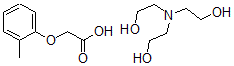 CAS#: 55543-68-5， Tris(2-hydroxyethyl)ammonium o-tolyloxyacetate