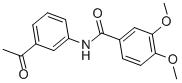 CAS#: 5557-22-2， N-(3-Acetylphenyl)-3,4-Dimethoxybenzamide