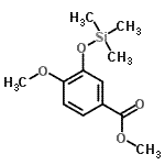 CAS#: 55590-91-5， Methyl 4-Methoxy-3-[(Trimethylsilyl)Oxy]Benzoate