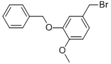 结构式 CAS# 55667-12-4, 2-(苄氧基)-4-(溴甲基)-1-甲氧基苯