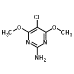 CAS#: 55693-77-1， 5-Chloro-4,6-Dimethoxy-2-Pyrimidinamine