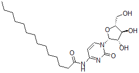 CAS#: 55726-43-7， 1-beta-D-Arabinofuranosyl-4-Myristoylaminopyrimidin-2(1H)-One
