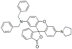 CAS#: 55772-83-3， 2'-(Dibenzylamino)-6'-Pyrrolidinylspiro[Isobenzofuran-1(3H),9'-[9H]Xanthene]-3-One
