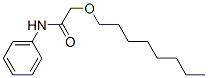 structure of CAS# 55792-61-5, 2-Octyloxyacetanilide;N-(2-Octoxyphenyl)Ethanamide;2'-(Octyloxy)-Acetanilide;N-[2-(Octyloxy)Phenyl]Acetamide