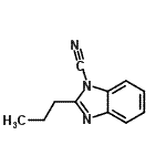 CAS#: 55810-20-3， 2-Propyl-1H-Benzimidazole-1-Carbonitrile