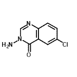 CAS#: 5584-16-7， 3-Amino-6-Chloro-4(3H)-Quinazolinone