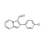 CAS#: 558424-57-0， 2-(4-Chlorophenyl)-3-Indolizinecarbaldehyde