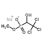 CAS 登录号：55869-01-7， 钠甲基(2,2,2-三氯-1-羟基乙基)膦酸酯
