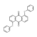 CAS#: 55879-96-4， 1,5-Bis(Phenylsulfanyl)-9,10-Anthraquinone