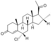CAS#: 5591-27-5， (6S,9S,14S,16R,17S)-17-Acetyl-6-Chloro-10,13,16-Trimethyl-1,2,6,7,8,9,11,12,14,15,16,17-Dodecahydrocyclopenta[a]Phenanthren-3-One