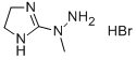 structure of CAS# 55959-80-3, 2-(1-Methylhydrazino)-4,5-Dihydro-1H-Imidazole Hydrobromide;Amino-Imidazolidin-2-Ylidene-Methyl-Ammonium;Amino-(2-Imidazolidinylidene)-Methylammonium;Amino-Imidazolidin-2-Ylidene-Methyl-Azanium
