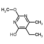 CAS#: 55996-09-3， 5-Ethyl-2-Methoxy-6-Methyl-4(1H)-Pyrimidinone