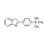 CAS#: 56048-52-3， 2-[4-(2-Methyl-2-Propanyl)Phenyl]-1,3-Benzothiazole