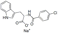 CAS#: 56116-64-4， Sodium N-(4-Chlorobenzoyl)-L-Tryptophanate