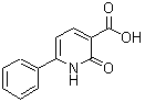 structure of CAS# 56162-63-1, 2-Oxo-6-Phenyl-1,2-Dihydro-3-Pyridinecarboxylic Acid;2-hydroxy-6-phenylpyridine-3-carboxylic acid;2-oxo-6-phenyl-1,2-dihydro-3-pyridinecarboxylic acid;2-oxo-6-phenyl-1,2-dihydropyridine-3-carboxylic acid
