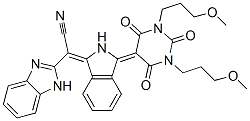CAS#: 56195-27-8， alpha-[2,3-Dihydro-3-[Tetrahydro-1,3-Bis(3-Methoxypropyl)-2,4,6-Trioxo-5(2H)-Pyrimidin-Ylidene]-1H-Isoindol-1-Ylidene]-1H-Benzimidazole-2-Acetonitrile