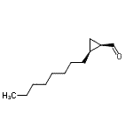 CAS#: 56196-06-6， (1R,2S)-2-Octylcyclopropanecarbaldehyde