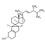 CAS#: 562-71-0， (1R,1'aR,3'S,3aR,6'aS,7aR)-7a-methyl-1-[(E,1R,4R)-1,4,5-trimethylhex-2-enyl]spiro[2,3,3a,5,6,7-hexahydro-1H-indene-4,1'-2,3,4,5,6,6a-hexahydro-1aH-cyclopropa[a]indene]-3'-ol