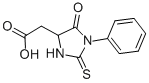 结构式 CAS# 5624-13-5, 3-苯基-2-硫代-5-海因乙酸