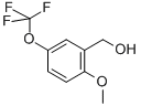 structure of CAS# 562840-50-0, (2-Methoxy-5-Trifluoromethoxy-Phenyl)-Methanol;(2-METHOXY-5-TRIFLUOROMETHOXY-PHENYL)-METHANOL;2-METHOXY-5-(TRIFLUOROMETHOXY)BENZYL ALCOHOL;3-TRIFLUOROMETHOXY-6-METHOXY-BENZYLALCOHOL