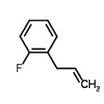 结构式 CAS# 56314-65-9, 1-烯丙基-2-氟苯