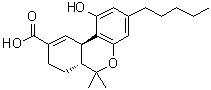 CAS#: 56354-06-4， (6aR,10aR)-3-amyl-1-hydroxy-6,6-dimethyl-6a,7,8,10a-tetrahydrobenzo[c]chromene-9-carboxylic acid