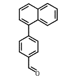 structure of CAS# 56432-18-9, 4-(1-Naphthyl)Benzaldehyde;4-Naphthalen-1-yl-benzaldehyde;ZINC02529010
