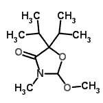 CAS#: 56440-38-1， 5,5-Diisopropyl-2-Methoxy-3-Methyl-1,3-Oxazolidin-4-One