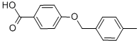 structure of CAS# 56442-19-4, 4-[(4-Methylbenzyl)Oxy]Benzenecarboxylic Acid;4-(4-Methylbenzyl)Oxybenzoate;Zinc03014069