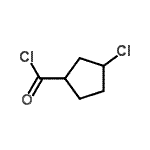 CAS#: 56447-14-4， 3-Chlorocyclopentanecarbonyl Chloride