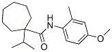 CAS 登录号:56471-69-3, 1-(异丙基)-N-(4-甲氧基-2-甲基苯基)环庚烷甲酰胺
