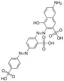 CAS#: 56499-46-8， 7-Amino-4-Hydroxy-3-[[2-Sulpho-4-[(4-Sulphophenyl)Azo]Phenyl]Azo]Naphthalene-2-Sulphonic Acid